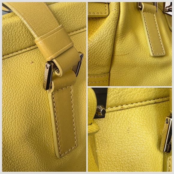 Jimmy Choo Farrah Leather Satchel Shoulder Bag - Picture 15 of 16